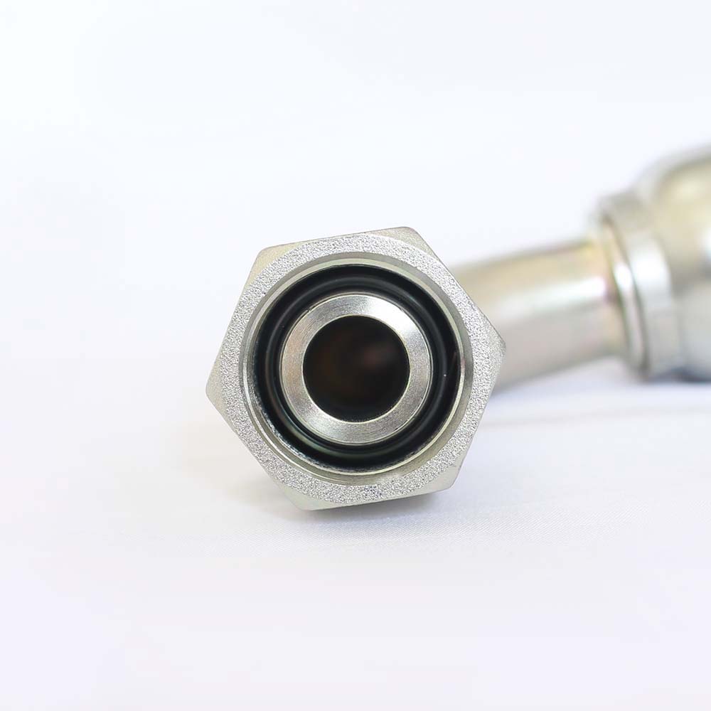 Reusable Ferrule Stainless Steel 90 Elbow Hose Fitting JIC Female Hydraulic Hose Fitting